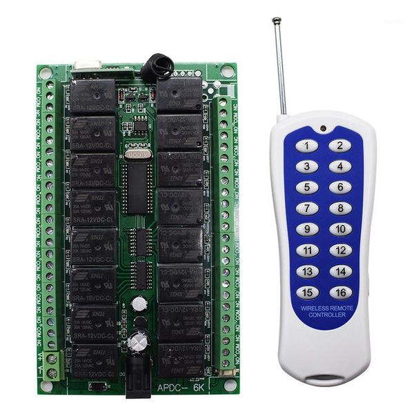 433.92mhz dc 12v/24v 16 ch channels 16ch rf wireless remote control switch system, transmitter + receiver1
433.92mhz dc 12v/24v 16 ch channels 16ch rf wireless remote control switch system, transmitter + receiver1