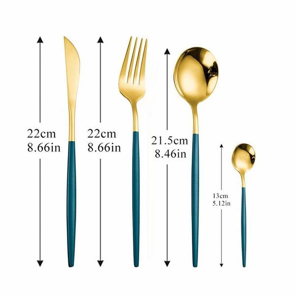 home tableware golden cutlery forks dinner set stainless steel cutlery set complete fork spoon knife dinnerware set eco friendly h jlleaz
home tableware golden cutlery forks dinner set stainless steel cutlery set complete fork spoon knife dinnerware set eco friendly h jlleaz