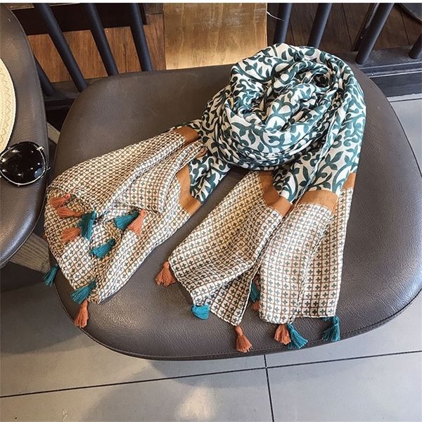 summer women wear thin for spring and autumn scarf beach towel large sun proof shawl y201007, Blue;gray
summer women wear thin for spring and autumn scarf beach towel large sun proof shawl y201007, Blue;gray