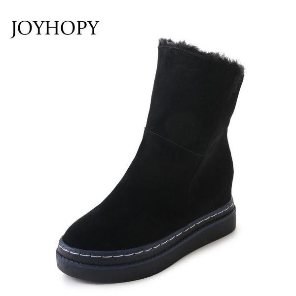 suede height increasing with plush snow boots women winter warm waterproof flat platform cotton shoes woman ankle boots wb048, Black
suede height increasing with plush snow boots women winter warm waterproof flat platform cotton shoes woman ankle boots wb048, Black