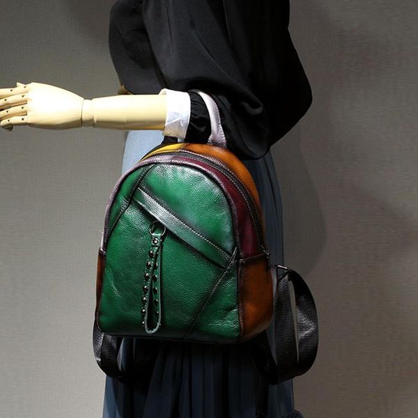cowhide leather backpack women casual genuine leather retro female vintage big capacity sling bag packsack
cowhide leather backpack women casual genuine leather retro female vintage big capacity sling bag packsack