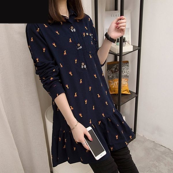 yfkif 2020 early autumn new sleeve frosted long shirt pullover short skirt loose y length pulloverage reducing bottom shirt floral skirt sty, Black;gray
yfkif 2020 early autumn new sleeve frosted long shirt pullover short skirt loose y length pulloverage reducing bottom shirt floral skirt sty, Black;gray