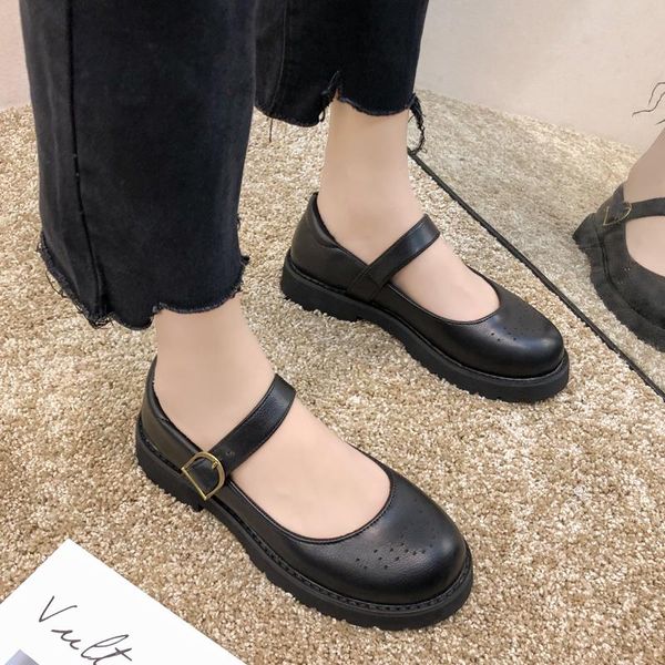 2020 spring autumn fashion leather shoes women comfortable retro cute style casual solid color round head flat bottom w33-38, Black
2020 spring autumn fashion leather shoes women comfortable retro cute style casual solid color round head flat bottom w33-38, Black