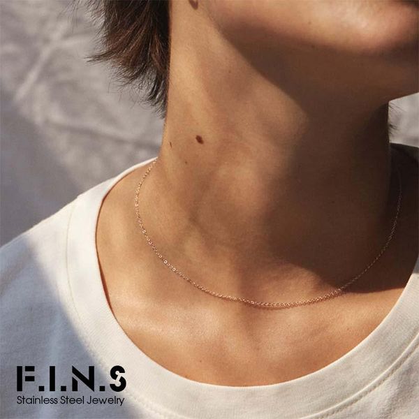 f.i.n.s fashion jewelry necklace chokers stainless steel necklace gold chain necklaces for women korean fashion jewelry, Silver
f.i.n.s fashion jewelry necklace chokers stainless steel necklace gold chain necklaces for women korean fashion jewelry, Silver