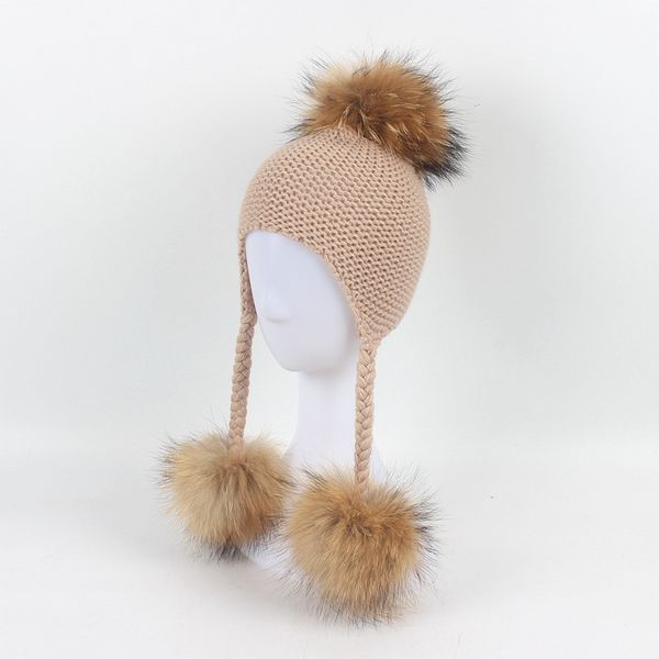adorable baby boys girls knitted beanie hat winter warm real fur ball ear protection outdoor hat for kids 8 solid colors, Blue;gray
adorable baby boys girls knitted beanie hat winter warm real fur ball ear protection outdoor hat for kids 8 solid colors, Blue;gray