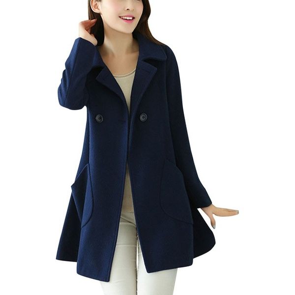 women's wool coat winter slim long coat full-sleeved suit collar women's coat jacket cardigan 1026, Tan;black
women's wool coat winter slim long coat full-sleeved suit collar women's coat jacket cardigan 1026, Tan;black