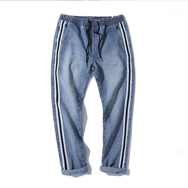 men's jeans wholesale 2021 waist belt teenagers denim men's harem pants nine minutes student korean loose striped harem1, Blue
men's jeans wholesale 2021 waist belt teenagers denim men's harem pants nine minutes student korean loose striped harem1, Blue