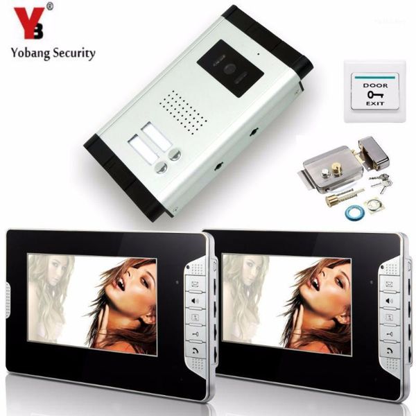 yobang security 7 inch electronic lock gate access control kit door phone video intercom video doorbell 2 monitors for apartment1
yobang security 7 inch electronic lock gate access control kit door phone video intercom video doorbell 2 monitors for apartment1