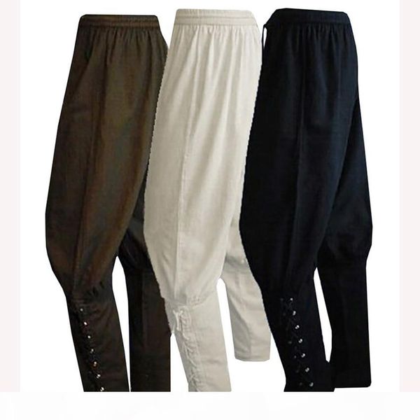 men medieval renaissance pants pirate horseman costume loose pants viking navigator leg bandage trouser cosplay clothes, Black
men medieval renaissance pants pirate horseman costume loose pants viking navigator leg bandage trouser cosplay clothes, Black