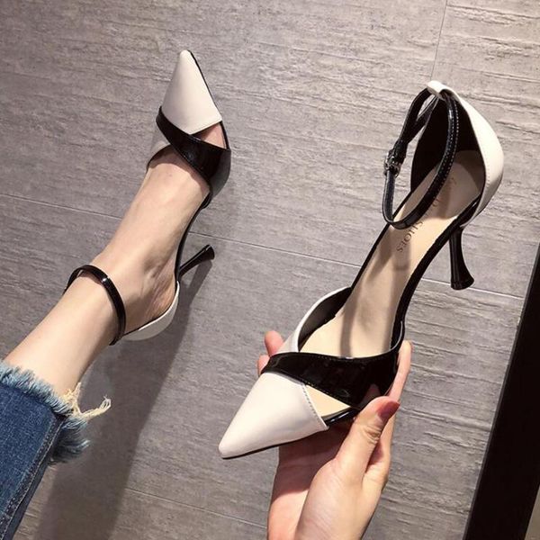 high heel women shoes fashion pointed patent leather breathable 2020 new black temperament fine heel pointed shoes d280
high heel women shoes fashion pointed patent leather breathable 2020 new black temperament fine heel pointed shoes d280