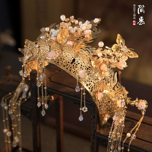 ixiuhefu головной убор 2020 hanfu новый китайский свадебный дракон свадьба и феникс пальто кисточкой древний стиль, Silver
ixiuhefu головной убор 2020 hanfu новый китайский свадебный дракон свадьба и феникс пальто кисточкой древний стиль, Silver