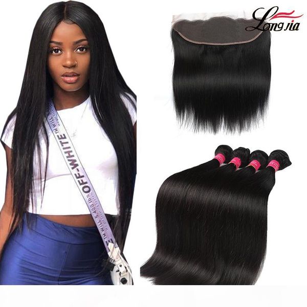 8a malaysian virgin hair straight with lace frontal straight ear to ear lace frontal closure human hair 13x4 frontal with bundles deals, Black
8a malaysian virgin hair straight with lace frontal straight ear to ear lace frontal closure human hair 13x4 frontal with bundles deals, Black