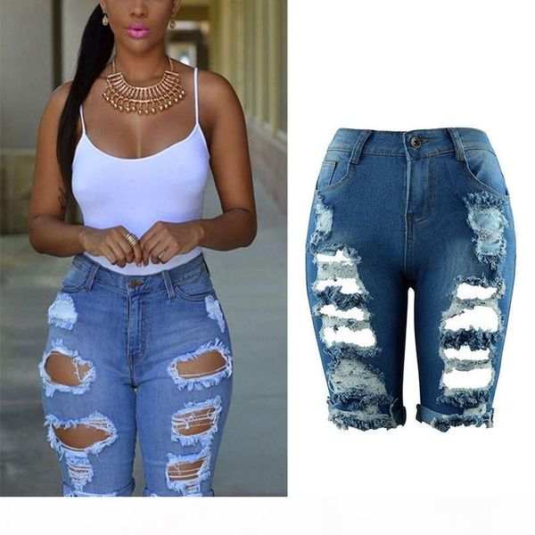 summer 2017 high waist shorts women denim shorts streetwear ripped jeans short hole worn vintage women plus size jeans, Blue
summer 2017 high waist shorts women denim shorts streetwear ripped jeans short hole worn vintage women plus size jeans, Blue