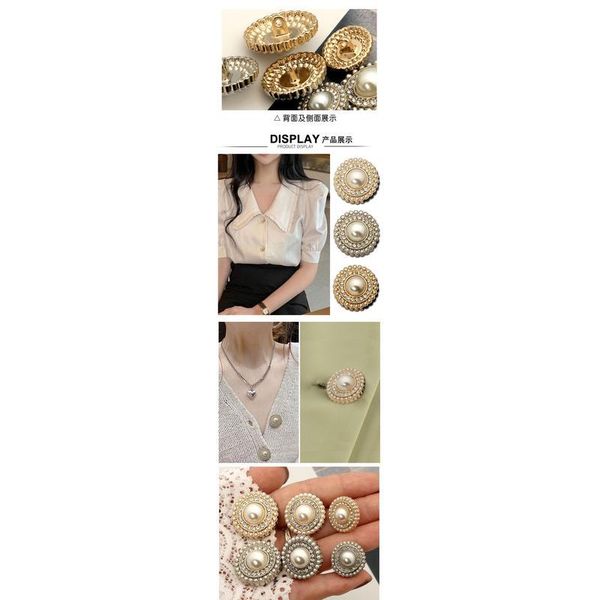 pearl rhinestone gold metal buttons for clothing suit sweater coat women decor button sewing garment flower accessor bbyuxp, Blike;white
pearl rhinestone gold metal buttons for clothing suit sweater coat women decor button sewing garment flower accessor bbyuxp, Blike;white