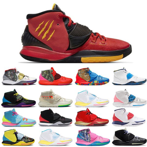2021 mens kyrie 6 sports shoes cny bred eleven houston heal the world tokyo oracle aqua designer mens trainer sneakers, White;red
2021 mens kyrie 6 sports shoes cny bred eleven houston heal the world tokyo oracle aqua designer mens trainer sneakers, White;red