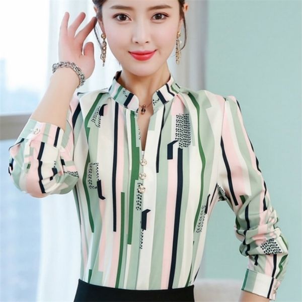 new spring women colorful striped shirt & blouse female long sleeve fashion & shirt plus size 4xl y200828, White
new spring women colorful striped shirt & blouse female long sleeve fashion & shirt plus size 4xl y200828, White