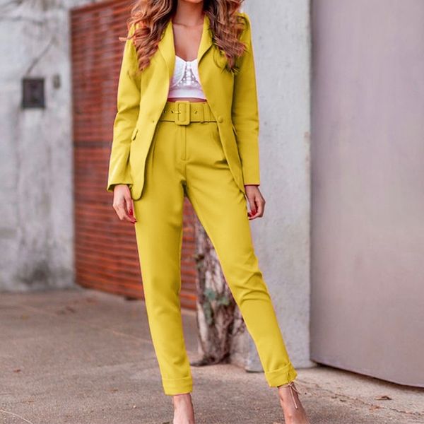 51zi womens pant uniform work business formal elegant style suits 2 piece set one button blazers ladies pants office suits w87, White;black
51zi womens pant uniform work business formal elegant style suits 2 piece set one button blazers ladies pants office suits w87, White;black