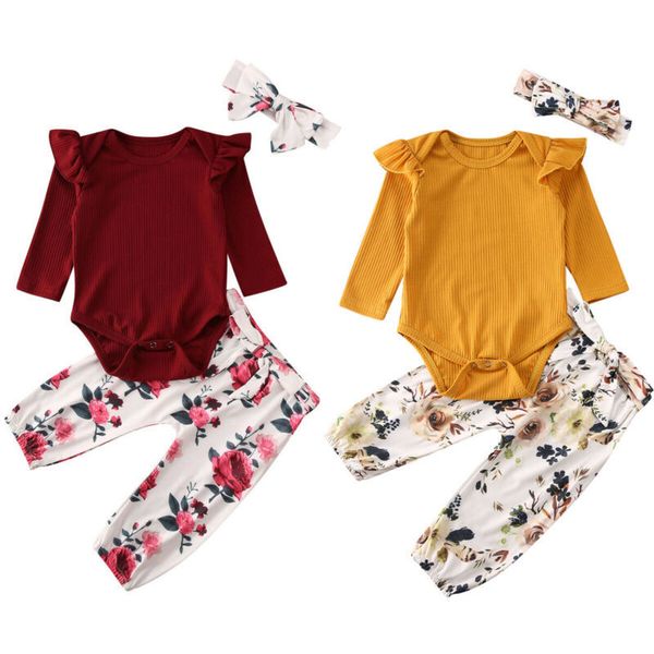 3pcs newborn baby girl autumn winter warm clothes set long sleeve bodysuit flower pants headband outfit set 3-18months 1021, White
3pcs newborn baby girl autumn winter warm clothes set long sleeve bodysuit flower pants headband outfit set 3-18months 1021, White