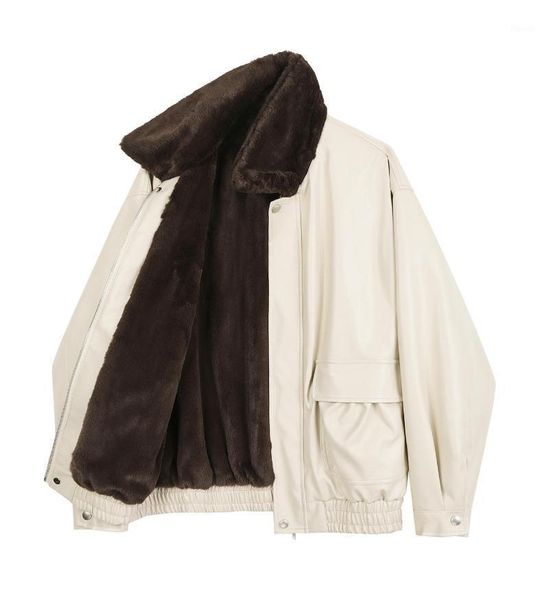 imitation mink velvet pu leather jacket plus velvet motorcycle leather jacket women winter 2020 new loose1, Black
imitation mink velvet pu leather jacket plus velvet motorcycle leather jacket women winter 2020 new loose1, Black