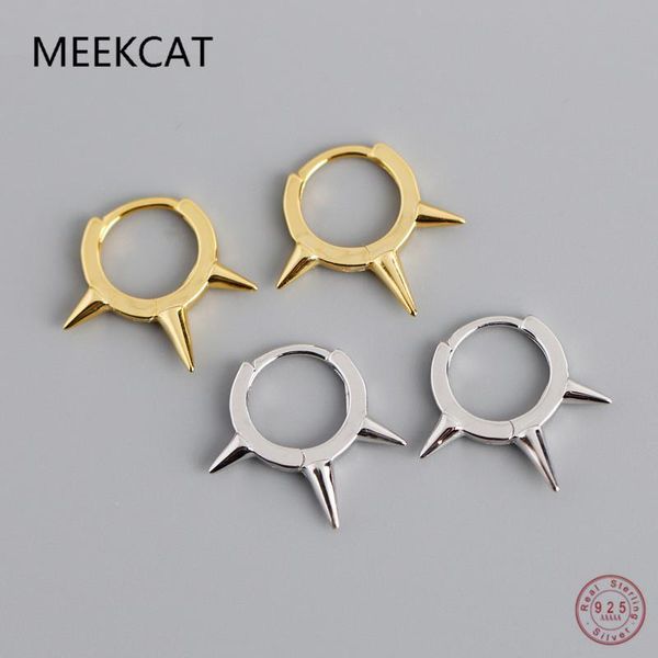 hoop & huggie meekcat fashion minimalist punk real 100% 925 sterling silver awl spike earrings for women geometric party jewelry gift, Golden;silver
hoop & huggie meekcat fashion minimalist punk real 100% 925 sterling silver awl spike earrings for women geometric party jewelry gift, Golden;silver