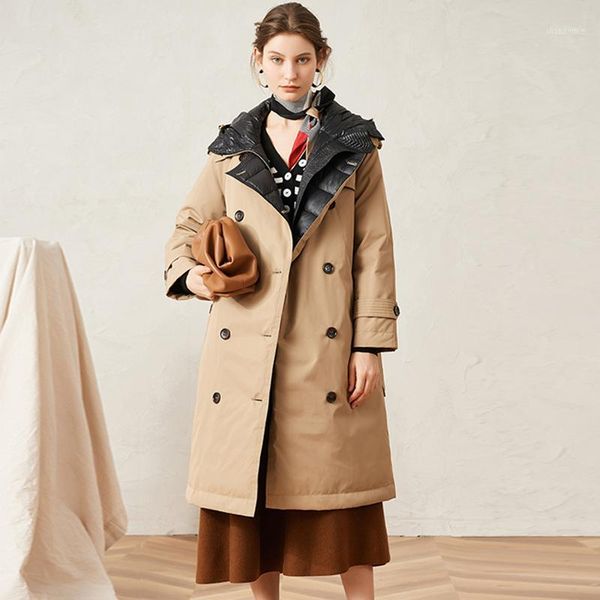 down coat 2020 winter jacket women 90%white duck down jacket hooded thick warm long parka female trench1, Black
down coat 2020 winter jacket women 90%white duck down jacket hooded thick warm long parka female trench1, Black