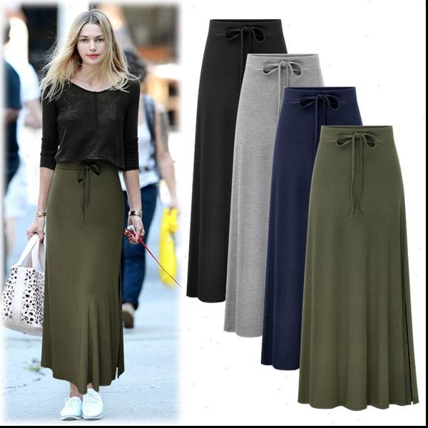 long skirt black winter 2020 autumn women skirt vintage high waist a line lace up maxi skirt solid office plus size jupe
long skirt black winter 2020 autumn women skirt vintage high waist a line lace up maxi skirt solid office plus size jupe