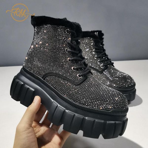 ry-relaa europe station platform sneakers 2020 fashion womens rhinestone sneakers ins winter women ankle boots tide cotton shoes, Black
ry-relaa europe station platform sneakers 2020 fashion womens rhinestone sneakers ins winter women ankle boots tide cotton shoes, Black