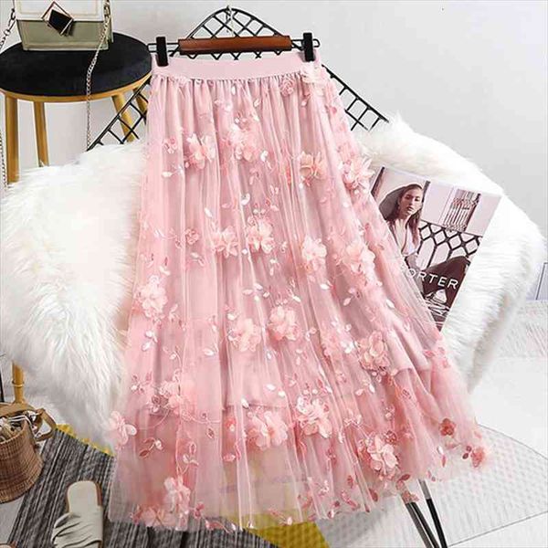summer fashion flower fairy skirt elastic high waist slimming pink mesh skirt women a-line long free, Black
summer fashion flower fairy skirt elastic high waist slimming pink mesh skirt women a-line long free, Black