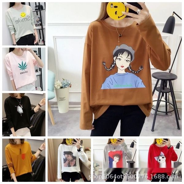 29ifv 2020 горячих новая vwhn4 долго tsleeve футболки-shirtversatile длинного рукава женской версии большой корейский дна рубашка женской, White
29ifv 2020 горячих новая vwhn4 долго tsleeve футболки-shirtversatile длинного рукава женской версии большой корейский дна рубашка женской, White
