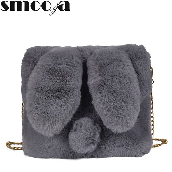 smooza 2020 new winter faux fur crossbody bag for women chain handbags lady shoulder bag long-eared messenger bolso
smooza 2020 new winter faux fur crossbody bag for women chain handbags lady shoulder bag long-eared messenger bolso