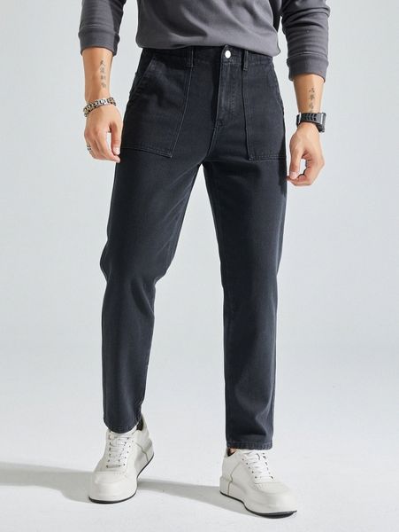 men slant pocket jeans x0vi#, Blue
men slant pocket jeans x0vi#, Blue