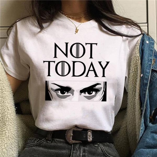 not today arya stark letter print t shirt women nope not today satan harajuku graphic t shirt ullzang cute cat tees, White
not today arya stark letter print t shirt women nope not today satan harajuku graphic t shirt ullzang cute cat tees, White