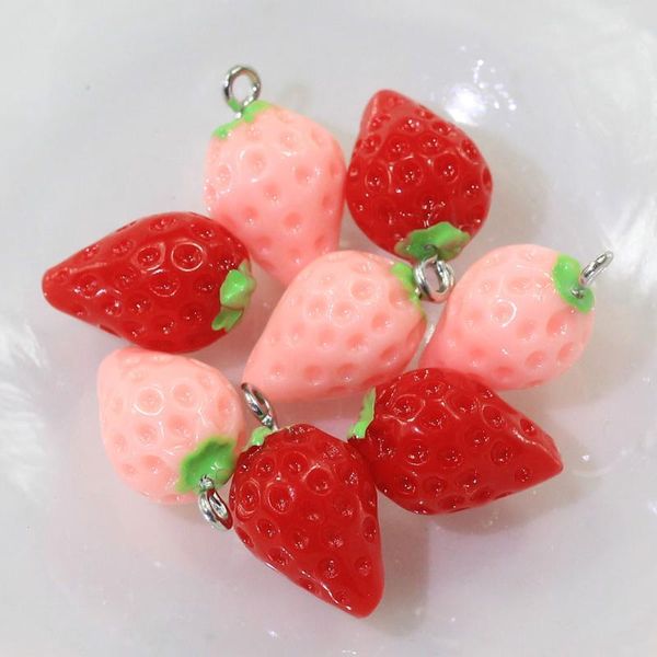 10/50pcs kawaii pink red 3d strawberry resin simulation fruit kawaii cabochon charms pendant for diy necklace making
10/50pcs kawaii pink red 3d strawberry resin simulation fruit kawaii cabochon charms pendant for diy necklace making