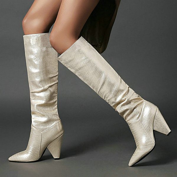 женщины колено высокие сапоги большого размера 34-43 pleatedpointed toe женщины западной сапоги spike высокий каблук женская осень зима, Black
женщины колено высокие сапоги большого размера 34-43 pleatedpointed toe женщины западной сапоги spike высокий каблук женская осень зима, Black