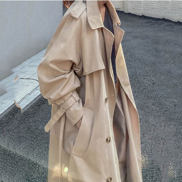 2020 autumn elegant women's windbreaker korean-style chic trench coat new model loose hepburn coats with belt ropa mujer 1028, Tan;black
2020 autumn elegant women's windbreaker korean-style chic trench coat new model loose hepburn coats with belt ropa mujer 1028, Tan;black