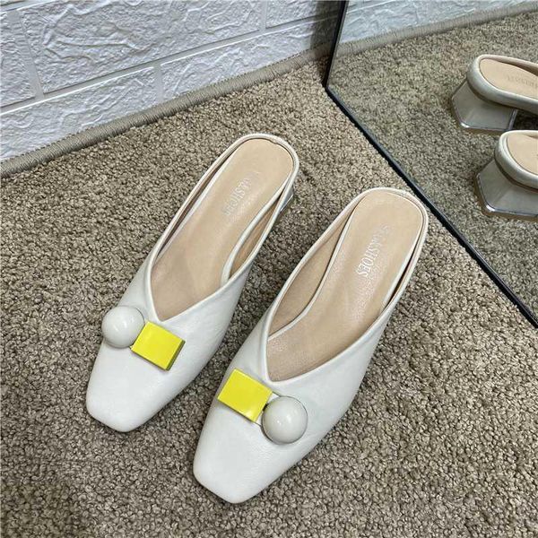 deat 2020 new spring summer fashion casual solid color square head thick heel popular slippers shoes women se7731, Black
deat 2020 new spring summer fashion casual solid color square head thick heel popular slippers shoes women se7731, Black