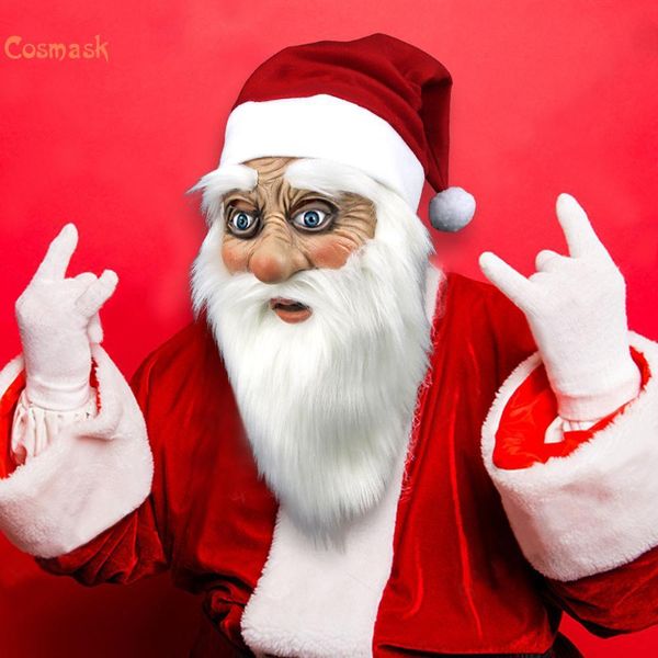 cosmask christmas claus ornamen santa suit hat natural latex blue eyes merry xmas decor costume mask cosplay
cosmask christmas claus ornamen santa suit hat natural latex blue eyes merry xmas decor costume mask cosplay