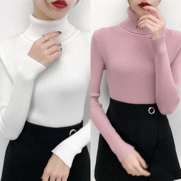 1m0fk new style in bottoming long 2020 slim fit core spun yarn high neck knitted autumn winter sleeve sweater for women t-shirtt-shirt type, White;black
1m0fk new style in bottoming long 2020 slim fit core spun yarn high neck knitted autumn winter sleeve sweater for women t-shirtt-shirt type, White;black