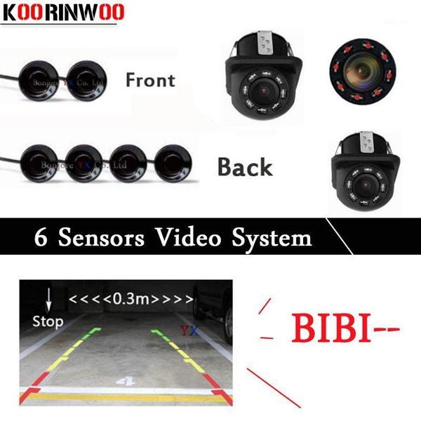 koorinwoo dual core cpu car parking sensors 6 radars ip68 front bibi alarm parking probe parktronic car-detector rearview camera1
koorinwoo dual core cpu car parking sensors 6 radars ip68 front bibi alarm parking probe parktronic car-detector rearview camera1