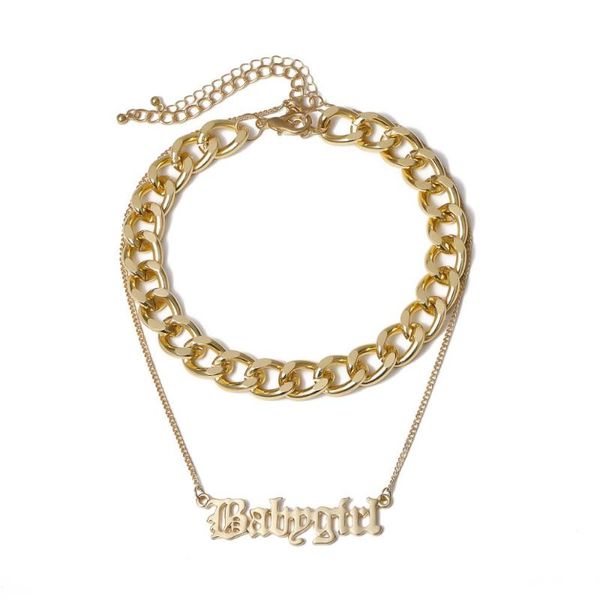 gold silver color choker charm for girl princess pendant necklaces stainless steel jewelry ketting letter collar gift
gold silver color choker charm for girl princess pendant necklaces stainless steel jewelry ketting letter collar gift
