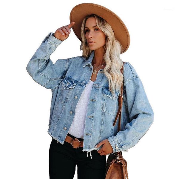 autumn casual women jean coat long sleeve turn-down collar single breasted jacket winter fashion loose solid pocket jean coats1, Black;brown
autumn casual women jean coat long sleeve turn-down collar single breasted jacket winter fashion loose solid pocket jean coats1, Black;brown