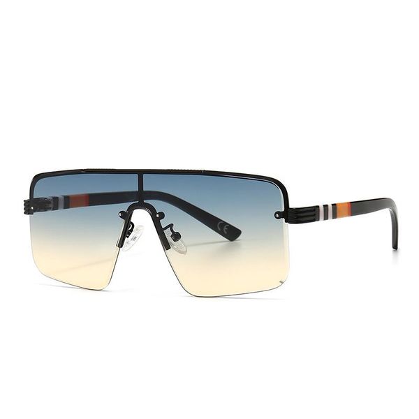 2021 New Vintage Square Sunglasses Men Women Classic Brand Designer Gradient One Lens Half Frame Eyewear Female Male UV400, White;black
2021 New Vintage Square Sunglasses Men Women Classic Brand Designer Gradient One Lens Half Frame Eyewear Female Male UV400, White;black