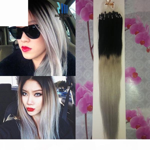 100g 7a micro loop brazilian extensions ombre grey hair extensions micro ring human hair extensions brazilian remy virgin hair straight, Black
100g 7a micro loop brazilian extensions ombre grey hair extensions micro ring human hair extensions brazilian remy virgin hair straight, Black