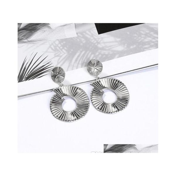 fashion womens earrings geometric texture alloy fame dangle earrings jewe sqckpx new_dhbest, Silver
fashion womens earrings geometric texture alloy fame dangle earrings jewe sqckpx new_dhbest, Silver