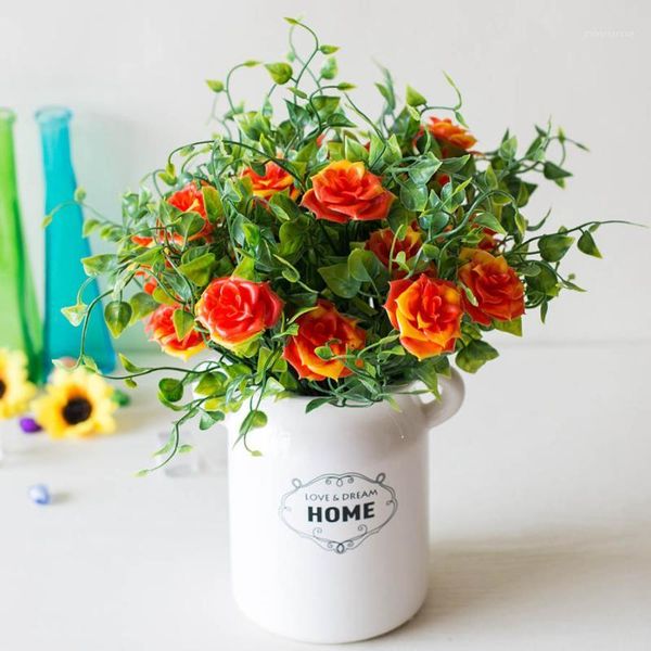decorative flowers & wreaths artificial rose plastic peach leaf simulation plant flower for garden landscape decoration fake 1 bunch 7 heads
decorative flowers & wreaths artificial rose plastic peach leaf simulation plant flower for garden landscape decoration fake 1 bunch 7 heads