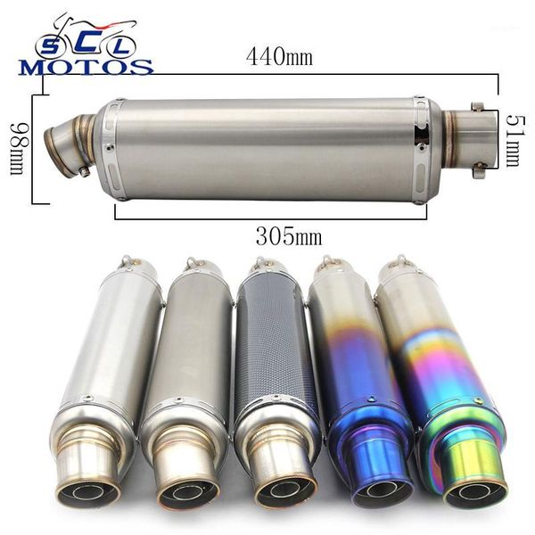 exhaust pipe sclmotos- 51mm motorcycle triangle scooter muffler with db killer for ninja z800 tmax530 5001
exhaust pipe sclmotos- 51mm motorcycle triangle scooter muffler with db killer for ninja z800 tmax530 5001