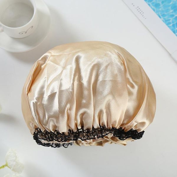 waterproof shower cap double layer elastic bath hat bathing cap for women spa bathing accessory hair salon bathroom product h jllpat
waterproof shower cap double layer elastic bath hat bathing cap for women spa bathing accessory hair salon bathroom product h jllpat