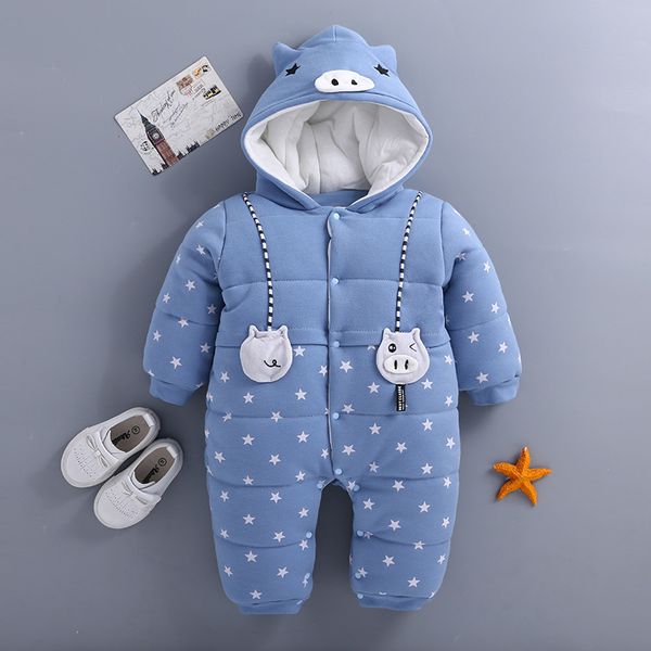 newborn winter snowsuit baby boy thick cotton warm jumpsuit babies cute hooded romper overall girl clothing toddler coat clothes 1005, Blue
newborn winter snowsuit baby boy thick cotton warm jumpsuit babies cute hooded romper overall girl clothing toddler coat clothes 1005, Blue