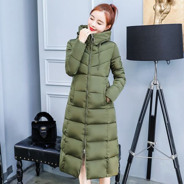 2021 newslim women winter jacket hooded cotton padded female coat outwear long ladies feminino xnak, Black
2021 newslim women winter jacket hooded cotton padded female coat outwear long ladies feminino xnak, Black