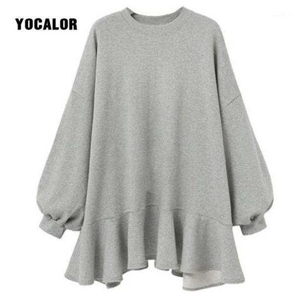 women's hoodies & sweatshirts female hoodie sweatshirt loose women plus size 4xl ruffles casual oversized mini dress sleeve pullovers h, Black
women's hoodies & sweatshirts female hoodie sweatshirt loose women plus size 4xl ruffles casual oversized mini dress sleeve pullovers h, Black